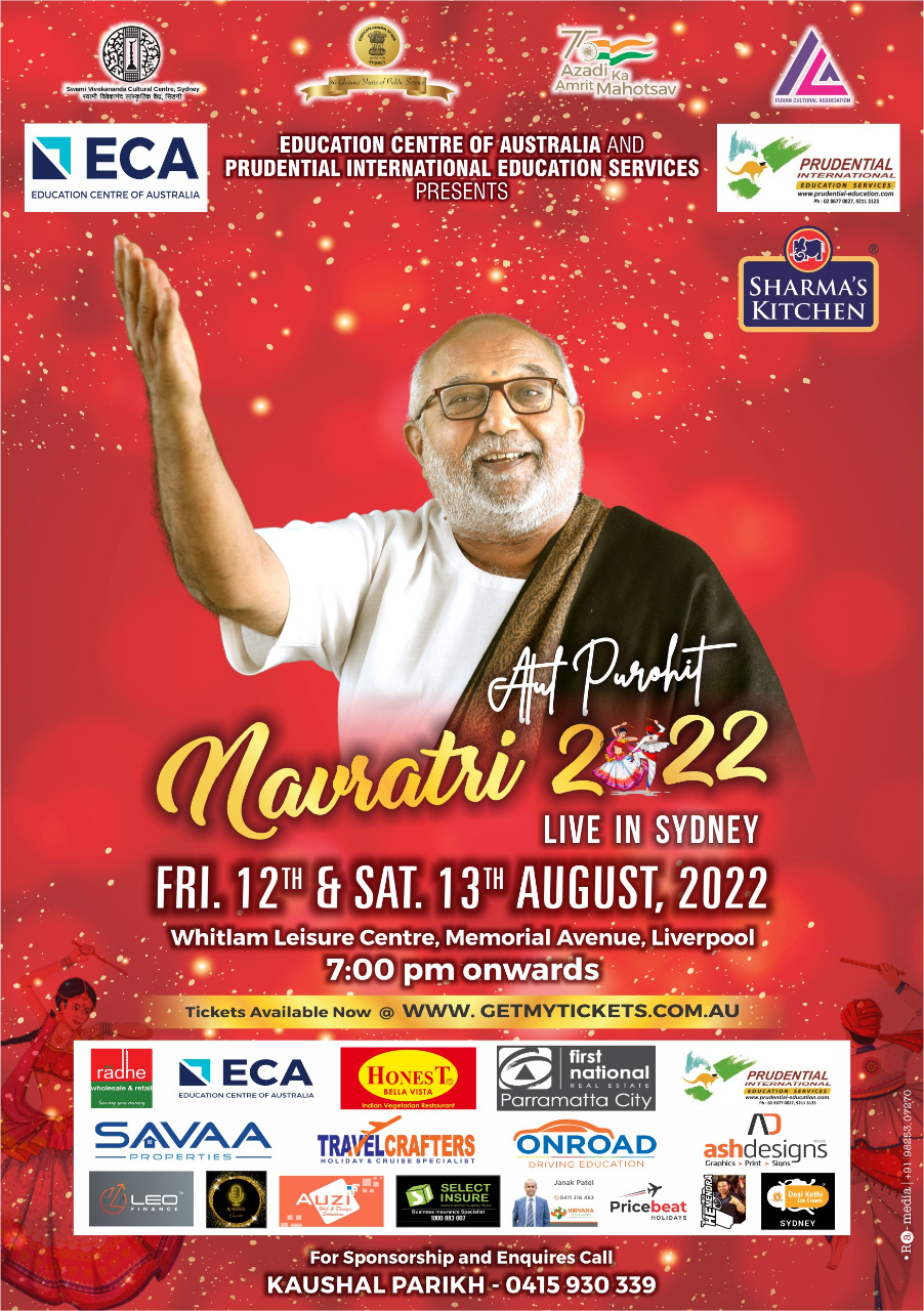 Navratri Garba 2022 with Atul Purohit in Sydney Get My Tickets